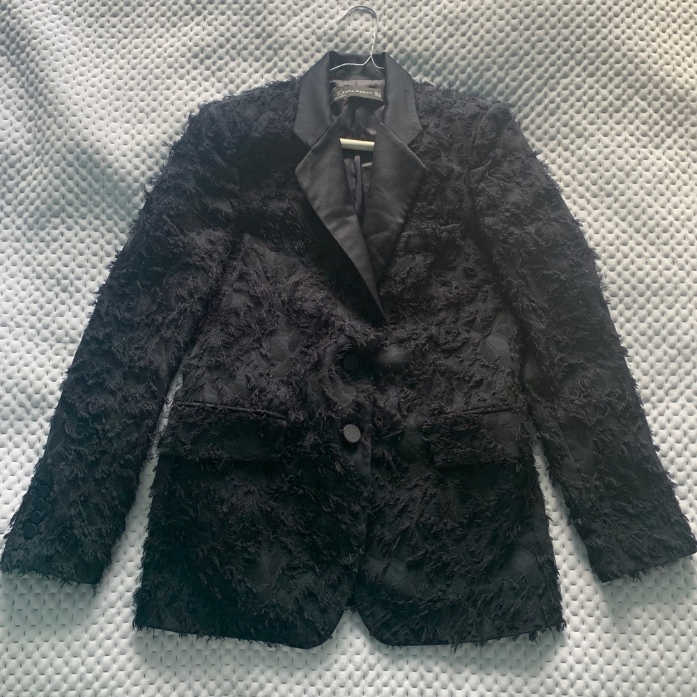 Zara women dark blue jacket in size XS